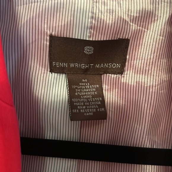 Red knit lined blazer - Picture 2 of 5